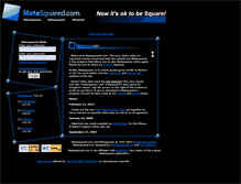 Tablet Screenshot of metasquared.com
